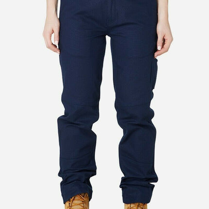 Womens Elwood Basic Work Pants Stretch Canvas Phone Pocket Tough Strong EWD502-KarWorkwear