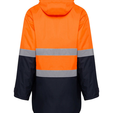 KingGee Hi Vis Reflective Insulated Jacket Construction Waterproof K55010-KarWorkwear
