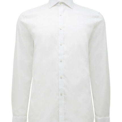 NNT Men Business Shirt Long Sleeve Honeycomb Shirting Formal Cotton Shirt CATJ6E-KarWorkwear