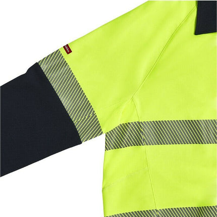 Hard Yakka Koolgear Hi-Vis 2 Tone Vented Tape Long Sleeve Work Shirt Y11379-KarWorkwear