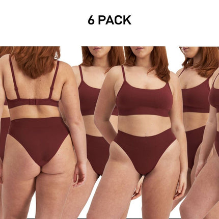 Bonds Womens Bases String Bikini Smoothing Waistband Slinky Undies 6 Pack WT4R-KarWorkwear