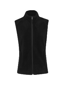 NNT Mens Polar Fleece Vest Classic Fit Black Front Zip Opening Vest CAT745-KarWorkwear