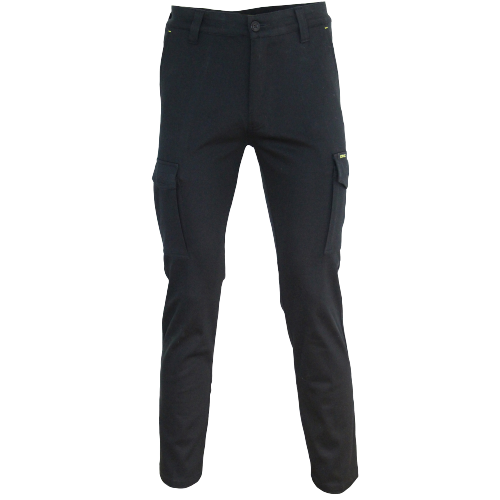 DNC Workwear Mens SlimFlex Cargo Pants Stretch Comfortable Work 3365-KarWorkwear
