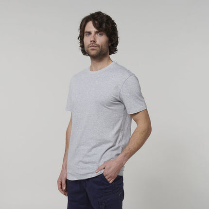 Hard Yakka Mens Cotton Breathable Crew Neck Short Sleeve Core Tee Y19251-KarWorkwear