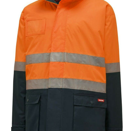 Hard Yakka Core Bomber Jacket Hi-Vis Taped Quilted Waterproof Y06685-KarWorkwear