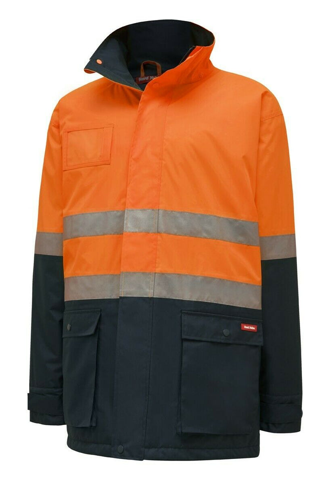 Hard Yakka Core Bomber Jacket Hi-Vis Taped Quilted Waterproof Y06685-KarWorkwear