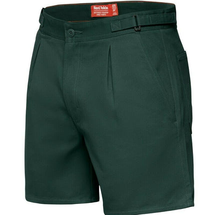 Hard Yakka Drill Short Side Tab Shorts Cotton Work Tough Trade Comfy Y05340-KarWorkwear