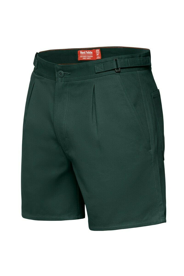 Hard Yakka Drill Short Side Tab Shorts Cotton Work Tough Trade Comfy Y05340-KarWorkwear