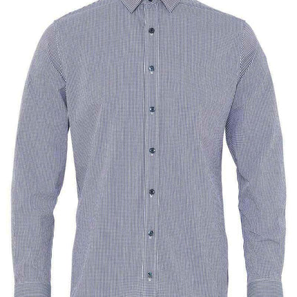 NNT Mens Avignon Gingham Checked Long Sleeve Shirt Casual Fit Business CATJDF-KarWorkwear