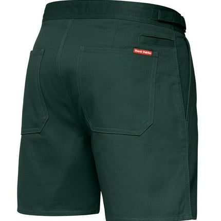 Hard Yakka Drill Short Side Tab Shorts Cotton Work Tough Trade Comfy Y05340-KarWorkwear