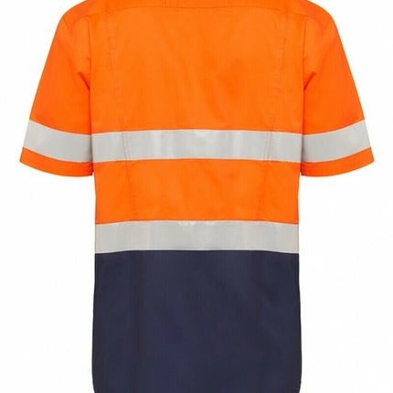 Hard Yakka Short Sleeve Work Shirt Hi-Vis Tape KoolGear Summer Vent Y07735-KarWorkwear