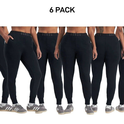 Bonds Womens Originals Hi Waisted Trackie Pants Narrow Waistband 6 Pack CTBLI-KarWorkwear