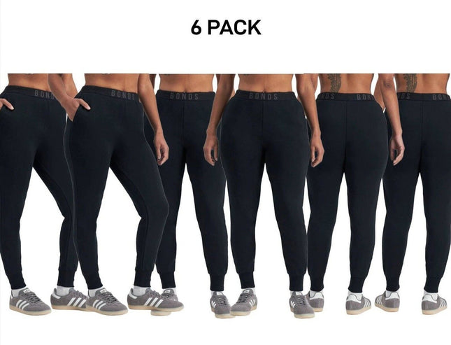 Bonds Womens Originals Hi Waisted Trackie Pants Narrow Waistband 6 Pack CTBLI-KarWorkwear