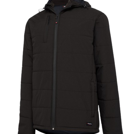 KingGee 4 Pack Puffer Jacket Storm Guard Waterproof Ripstop Hood Work K05010-KarWorkwear