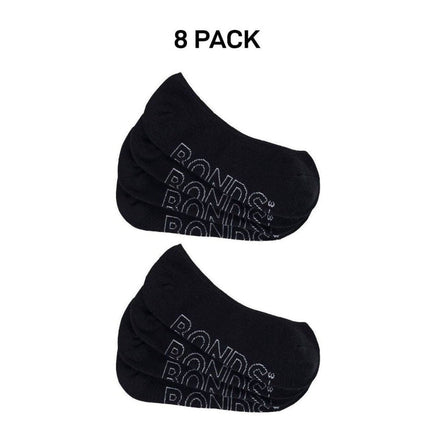 Bonds Womens Lightweight Liner Invisible Socks Comfy Cushioning 8 Pack LXPJ4N-KarWorkwear