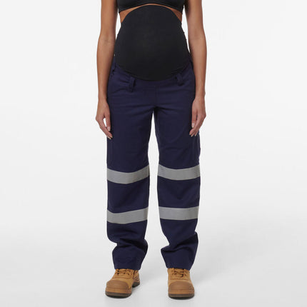 KingGee Womens Safety WorkCool Maternity Reflective Bio Motion Pant K43007-KarWorkwear
