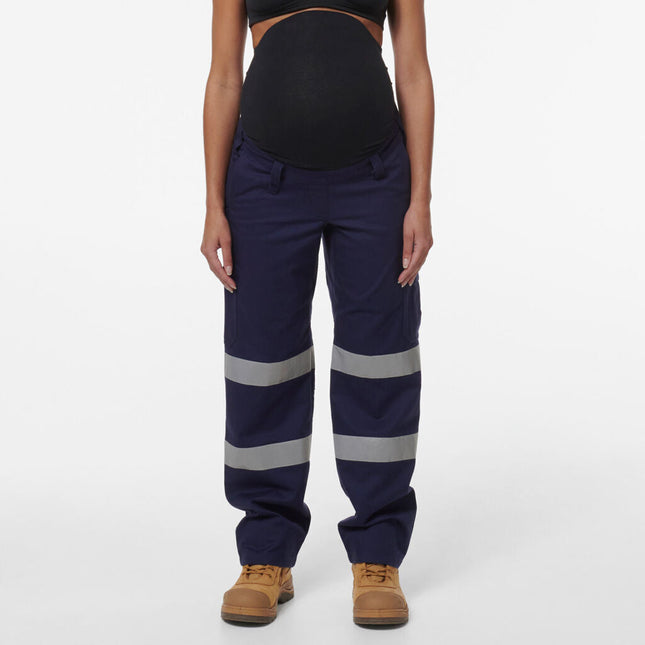 KingGee Womens Safety WorkCool Maternity Reflective Bio Motion Pant K43007-KarWorkwear