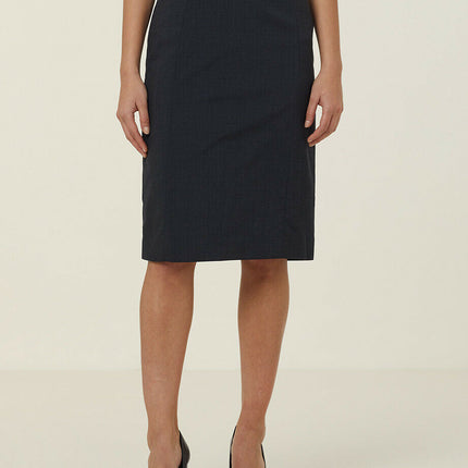 NNT Womens Business Stretch Wool Blend Panel Pencil Skirt Wool Blend  CAT2MG-KarWorkwear