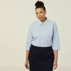 6 / Light Blue Stripe