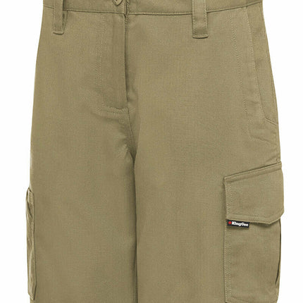 KingGee Womens WorkCool Shorts Durable Reinforced Ripstop Fabric Workwear K47000-KarWorkwear
