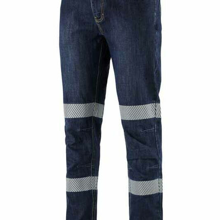 KingGee Mens Urban Coolmax Bio Motion Stretch Jeans Taped Denim Work K53007-KarWorkwear