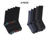 Bonds Mens Bamboo Crew Socks Fine Seams Comfy Toes & Ankle Support 6 Pack SZFQ5W-KarWorkwear