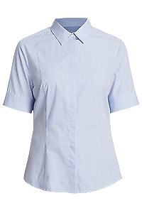 NNT Mens Gingham S/S Shirt Slimline Collar Concealed Placket Button Shirt CATU7B-KarWorkwear
