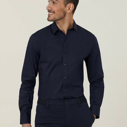 NNT Mens Business Long Sleeve Shirt Avignon Regular Fit Formal Shirts CATJDG-KarWorkwear