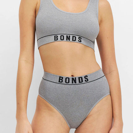 Bonds Womens Retro Rib Seamless Hi Hi Bikini High Waist & Super High Leg WU8FT-KarWorkwear