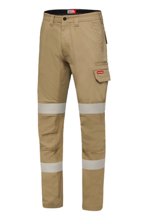 Hard Yakka Canvas Cargo Pant Tough Double Layer Knees Reflective Stretch Y02855-KarWorkwear