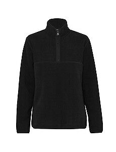 NNT Mens Polar Fleece 1/2 Zip Neck Black Cutaway Business Long Sleeve CAT1GT-KarWorkwear