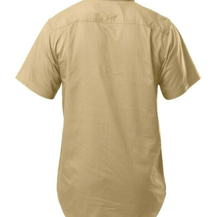 Hard Yakka Short Sleeve Closed Front Cotton Shirt Y07540-KarWorkwear