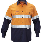 S / Orange & Navy