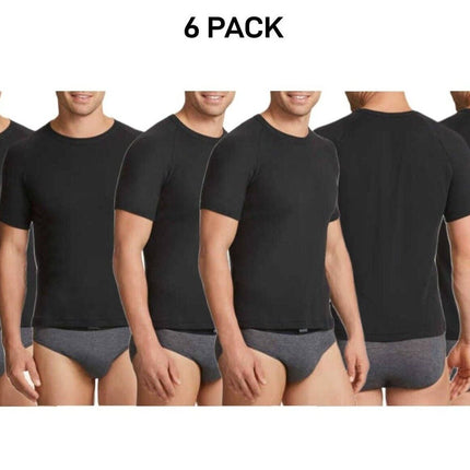 Bonds Mens Genuine Raglan Crew Neck Perfect Tee Close Body Fit 6 Pack M9372W-KarWorkwear