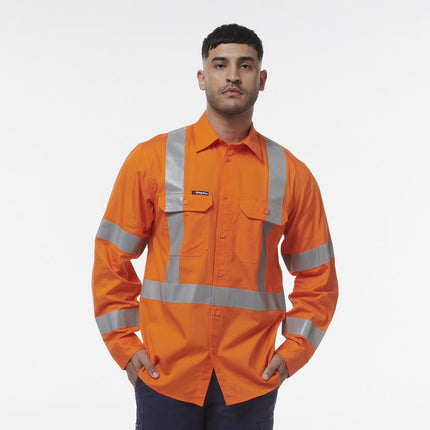 KingGee Mens Workcool Lightweight Breathable NSW Comfy Rail Work Shirt K54016-KarWorkwear
