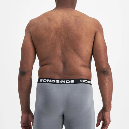 Bonds Mens Total Package Mid Trunk Smooth Viscose Bamboo Comfy Mid Length MWA9-KarWorkwear