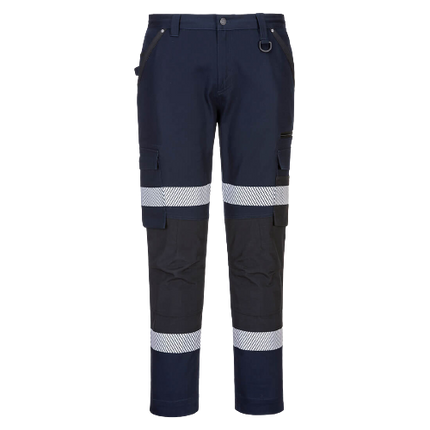 Portwest Slim Fit Stretch Bio Motion Pants HiVistex Pro Reflective Tape MP705-KarWorkwear