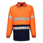 S / Orange/Navy