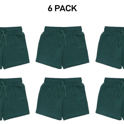 Bonds Kids Tech Sweats Short Lightweight Soft Rib Waistband Sporty 6 Pack KVQPK-KarWorkwear