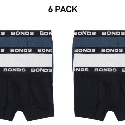 Bonds Mens Total Package Trunk Comfy Super Soft and Breathable 6 Pack MWK83A-KarWorkwear