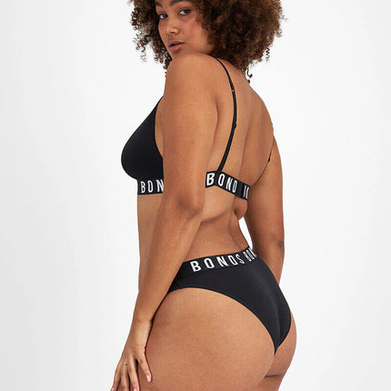 Bonds Womens Icons Super Logo Bikini Cotton Comfy Hi Leg Cut Undies WR4L-KarWorkwear