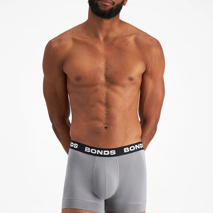 Bonds Mens Total Package Trunk Soft and Breathable Viscose Bamboo 3 Pack MWK83A-KarWorkwear