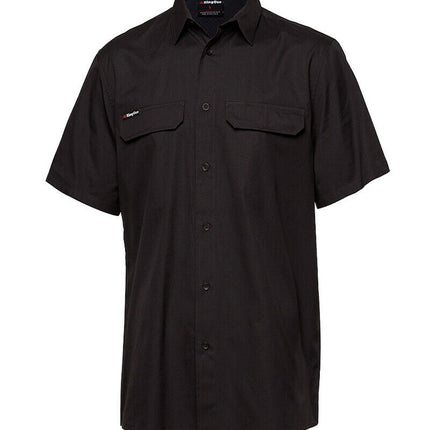 KingGee Mens Workcool Pro Shirt S/S Tough Stretch Ripstop Cotton Work K14022-KarWorkwear