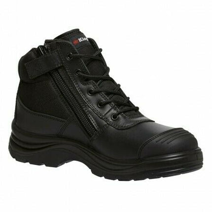 KingGee Mens Tradie Boot Breathable Leather Work Safety Water Resistant K27150-KarWorkwear