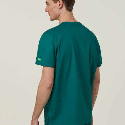 NNT Uniform Mens Next Gen Anti Bacterial Carl Scrub Top V-neck Nurse Work CATRFV-KarWorkwear