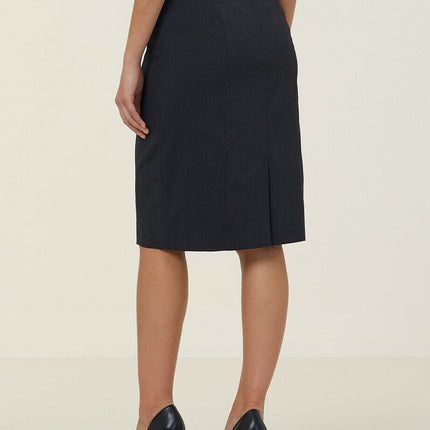 NNT Womens Business Stretch Wool Blend Panel Pencil Skirt Wool Blend  CAT2MG-KarWorkwear