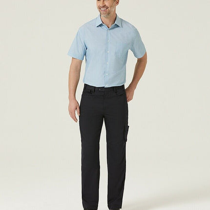 Mens NNT UNIFORMS P/V Gaberdine Flex Waist Cargo Navy Business Work Pants CATClD-KarWorkwear