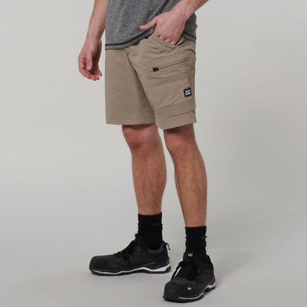 Hard Yakka Mens X Stretch Durable Workwear Lightweight Pockets Mid Short Y05167-KarWorkwear