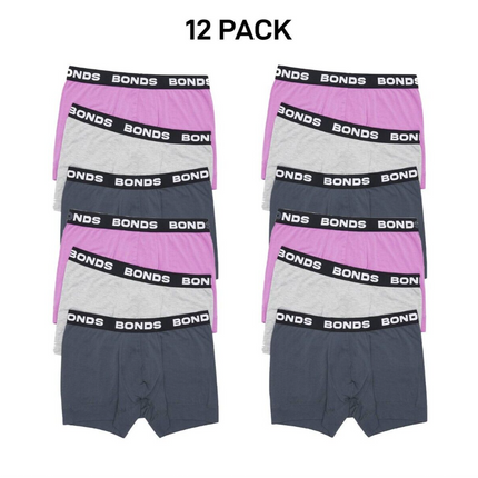Bonds Mens Total Package Trunk Comfy Super Soft and Breathable 12 Pack MWK83A-KarWorkwear
