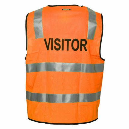 Portwest Visitor Zip Vest D/N 2 Tone Reflective Tape Work Safety MZ106-KarWorkwear